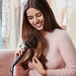 Випрямляч-щітка для волосся Philips 5000 ThermoProtect антрацит (BHH885/00) - мініатюра 7