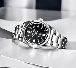Наручний годинник Benyar Automatic 10 BAR Сріблястий (2783) - мініатюра 7