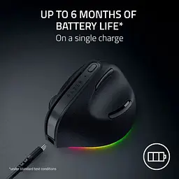 Миша Razer Pro Click V2 Vertical Edition Black (RZ01-05250100-R3G1) [158841] - мініатюра 6