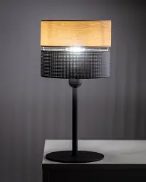 Настільна лампа TK Lighting 5124 Nicol E27 1x15W IP20 чорна - мініатюра 3