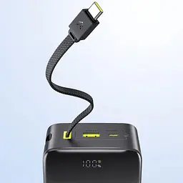 Зовнішній акумулятор Baseus EnerFill FC51 Bipow2 Pro 30000mAh 22.5W Black (E0028100) [152201] - мініатюра 3