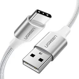 Дата кабель USB 2.0 AM to USB-C 1.5m 3.0A 18W US288 White Ugreen (60132)