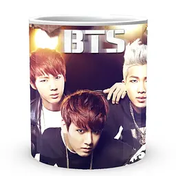 Кухоль GeekLand Bangtan Boys BTS З ланцюгами CP 04.475.439 330 мл білий - мініатюра 2