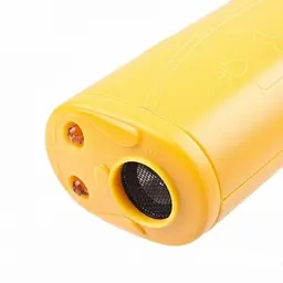 Ультразвуковий відлякувач собак AD-100, жовтий, 25 кГц, LED ліхтарик - мініатюра 4