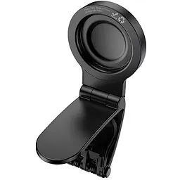Автотримач Hoco H60 Show ring magnetic (dashboard) Black - мініатюра 3