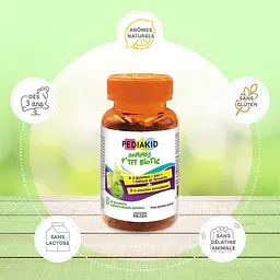 Ведмежуйки Pediakid Gommes P'tit Biotic 60 жувальних мармеладок - мініатюра 4