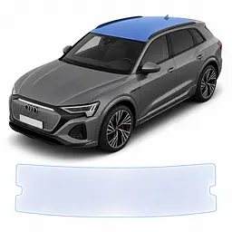 Антигравійна захисна бронеплівка за лекалами для Audi Q8 e-tron GE facelift 2023-2025 - зона даху