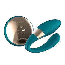 Вібратор для пар LELO Tiani Duo Ocean Blue, 2 мотори, пульт ДК - мініатюра 1