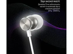Навушники з мікрофоном ColorWay Wired UrbanBeat White (CW-WD03WT) - мініатюра 8