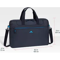 Сумка для ноутбука Rivacase 15.6" Black (8037) (8037 (Black)) - мініатюра 6