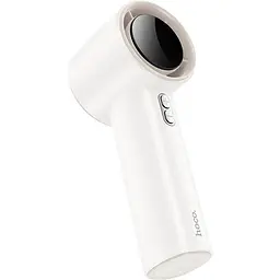 Вентилятор портативний Hoco HX64 Hurricane high-speed handheld fan white - мініатюра 2