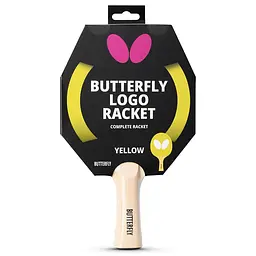 Ракетка для настільного тенісу Butterfly Logo Racket Yellow FL (6017873502) - мініатюра 2