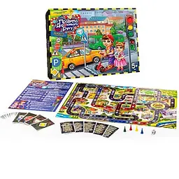 Настільна гра-бродилка Danko Toys Правила дорожнього руху 2 в 1 (G-PDD-02U) - мініатюра 2