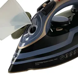 Праска Russell Hobbs 3100 Вт паровий удар 210 г вертикальне відпарювання керамічна підошва чорно-синій - мініатюра 2