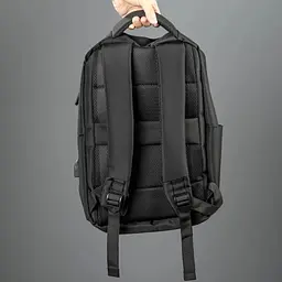 Рюкзак для ноутбука XO 17" CB02 black (CB02-17.black) - мініатюра 6