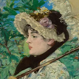 Інтер'єрна картина Весна, Едуар Мане, Édouard Manet, Jeanne, Spring, інтер'єрний декор, 87×60 см (id6667) - мініатюра 5