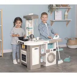 Ігровий набір Smoby Інтерактивний набір 2 в 1 Тефаль Кухня + Пральня (311050) - мініатюра 3