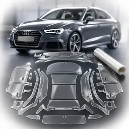 Антигравійна захисна бронеплівка за лекалами для Audi A3 8V 2012-2020 - повний кузов