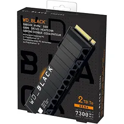 SSD накопичувач WD Black SN850X 2TB with Heatsink (WDS200T2XHE) [122296] - мініатюра 4