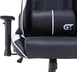 Геймерське крісло GT Racer чорне з білим (X-2528 Black/White) - мініатюра 12
