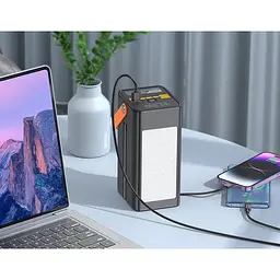 Зовнішній акумулятор Hoco DB49 Action 100000mAh 22.5W Black [117443] - мініатюра 5