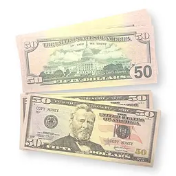 Купюри сувенірні номіналом 50 доларів США 100 шт. - мініатюра 3