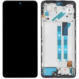 Дисплей Xiaomi Poco X4 Pro/Redmi Note 11 Pro/Redmi Note 11E Pro чорний, OLED, з рамкою