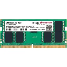 Модуль пам'яті для ноутбука SoDIMM DDR5 48GB 5600 MHz Transcend (JM5600ASE-48G)