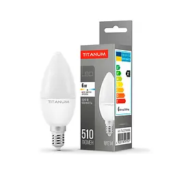 LED-лампа Titanum C37 6W E14 4100K (24997-000)