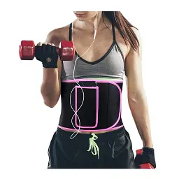 Пояс для схуднення Sweat Belt RD-1666 з кишенею для телефону неопреновий стягуючий пояс - сауна для фітнесу та спорту - мініатюра 2