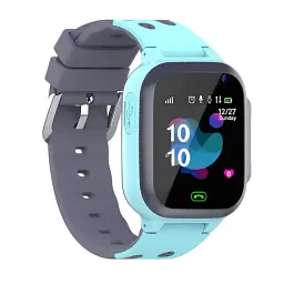 Смарт-годинник дитячий Smart Z1GPS 4G з камерою SIM-карта силіконовий ремінець Blue (17638-hbr)