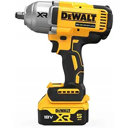 DeWALT Гайковерт ударний DeWalt XR Li-Ion 18В акб 2х5А·рік 1898Нм 2300об/хв 2200уд/хв 1/2" ЗП кейс 2.9кг - мініатюра 2