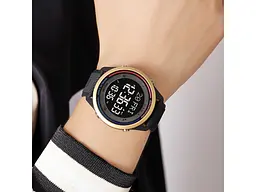 Чоловічий наручний годинник 2348BKGD Black-Gold Skmei acs0029989 - мініатюра 5