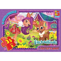 Дитячий пазл класичний Enchantimals EA211 постер 35 елементів