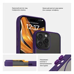 Чохол ArmorStandart Uniq Magsafe для Apple iPhone 15 Pro Max Purple - мініатюра 3