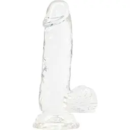 Фалоімітатор Addiction - Clear Dildo With Balls 6