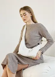 Сумка жіноча Sambag HOBO S DOLLY Біла 30 х 13 х 8 см (53100808) - мініатюра 5