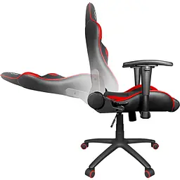 Крісло ігрове Defender Devastator CT-365, 50мм PU, Клас 4, Black/Red - мініатюра 6