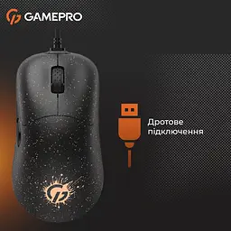 Миша GamePro ігрова чорна (GM690D) - мініатюра 9