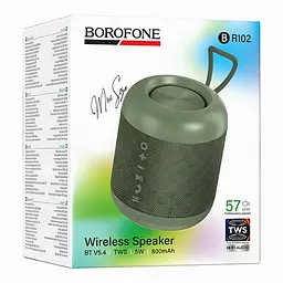 Bluetooth колонка Borofone BR102 Gratificado sports Spruce green - мініатюра 3