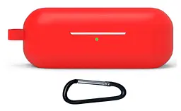 Чохол-накладка DK Silicone Candy Friendly з карабіном для Honor FlyPods 3 (011399) (red) - мініатюра 3