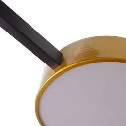 Люстра стельова Brille в зал LED 75W WW+NW+CW BK+G (BR-01 642C/5) - мініатюра 4