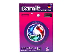 Капсули для прання Damit 12шт Універсальні 4в1