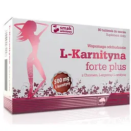 Жироспалювач L-Carnitine Forte plus, 80 таблеток Olimp fit0016603 - мініатюра 1