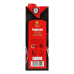 Вино Via del Molino Rubicone Sangiovese IGP, червоне, сухе, 1 л - мініатюра 5