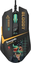 Миша A4Tech Bloody W63 Max Renegade RGB Midnight Black