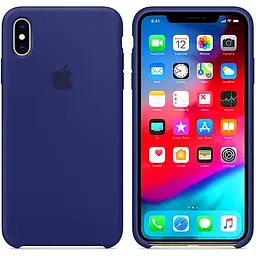 Чохол-накладка Toto Silicone Case Apple iPhone XS Max Midnight Blue - мініатюра 3