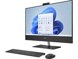 Комп'ютер персональний моноблок HP Pavilion 31.5' UHD IPS Intel i7-13700T 16GB F512GB NVD3050WiFi кл+м DOS чорний (A45E7EA) - мініатюра 3