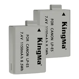2-Pack KingMa Canon LP-E5 комплект з 2 акумуляторів