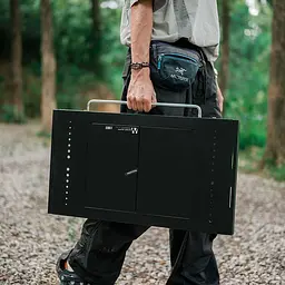 Стол для барбекю стальной Naturehike CNK2300CW014 (Черный) - мініатюра 7